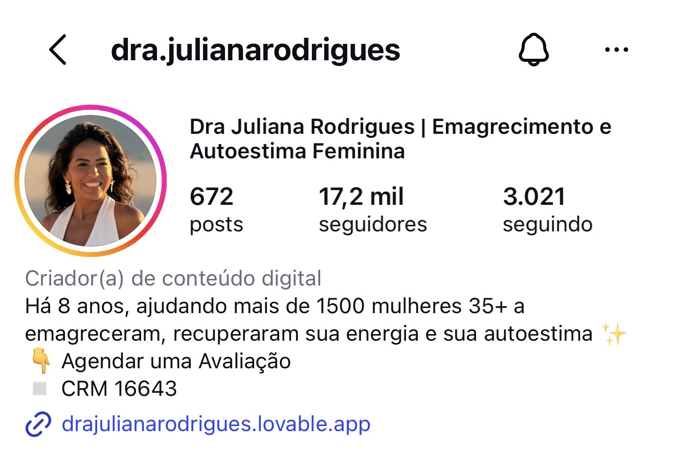 Depoimento de cliente SAYD — @dra.julianarodrigues