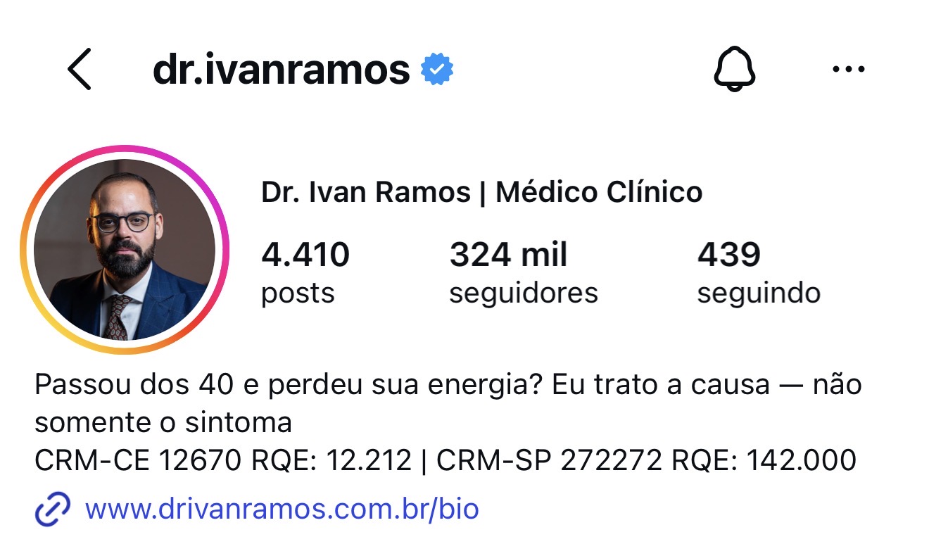 Depoimento de cliente SAYD — @dr.ivanramos